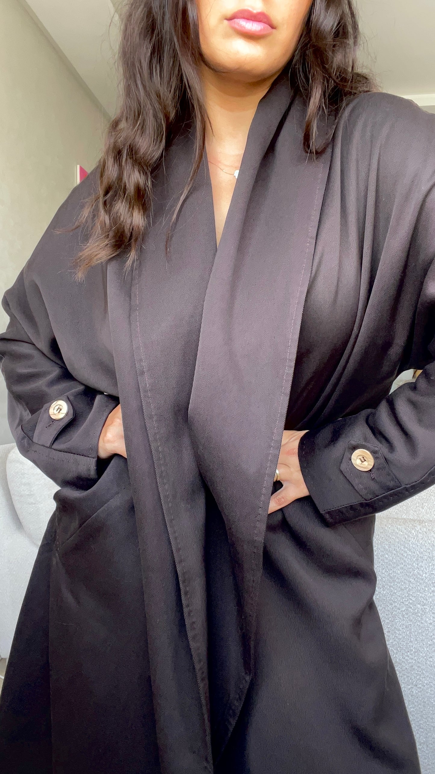 VESTE - TRENCH MARRON - "ALEX"