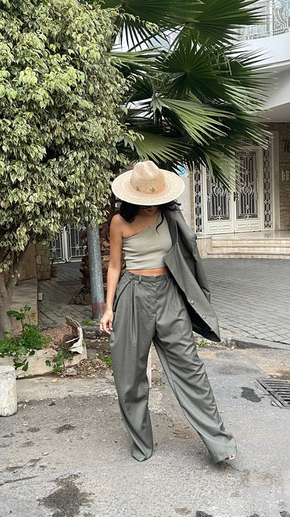 Pantalon ajustable - Deep Matcha