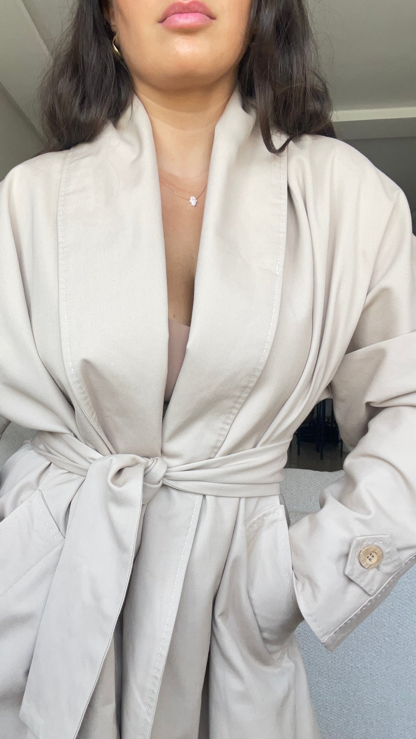 VESTE - TRENCH BEIGE - "LUTECIA"