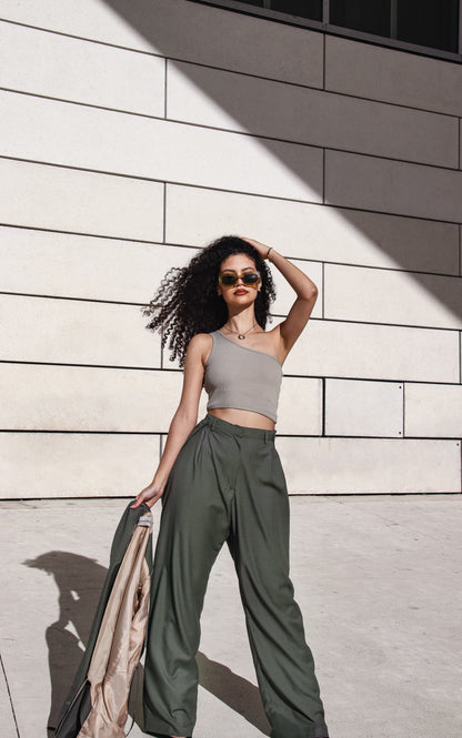 Pantalon ajustable - Deep Matcha