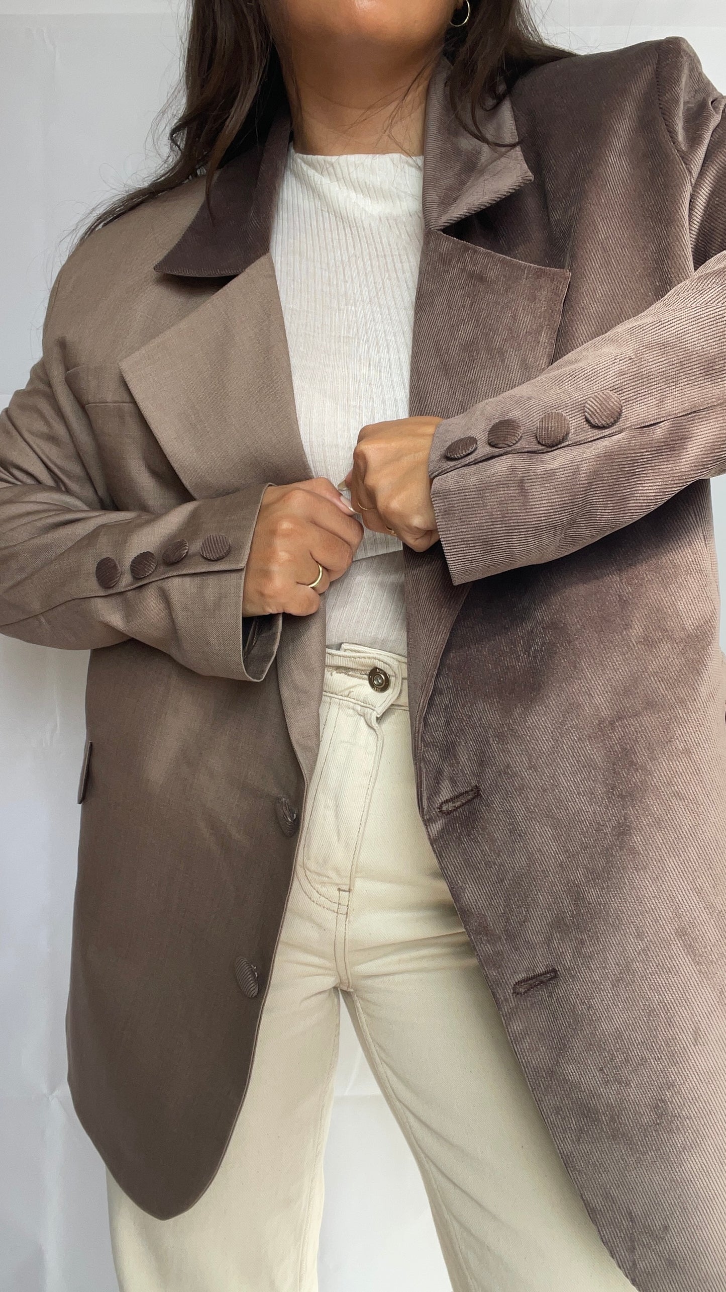 BLAZER OVERSIZE BI MATIÈRE - « EVEN HOTTER COCO »