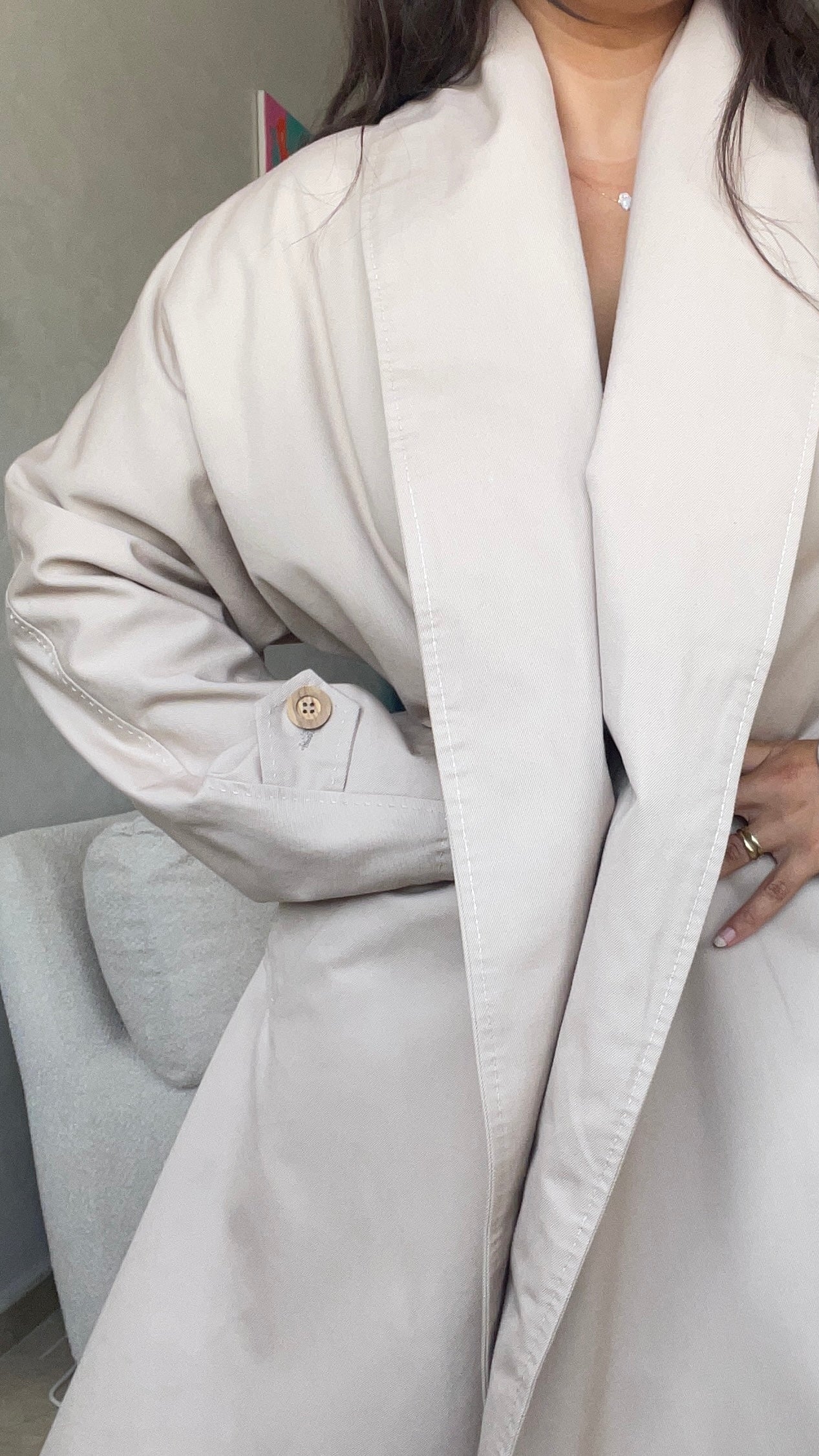 VESTE - TRENCH BEIGE - "LUTECIA"