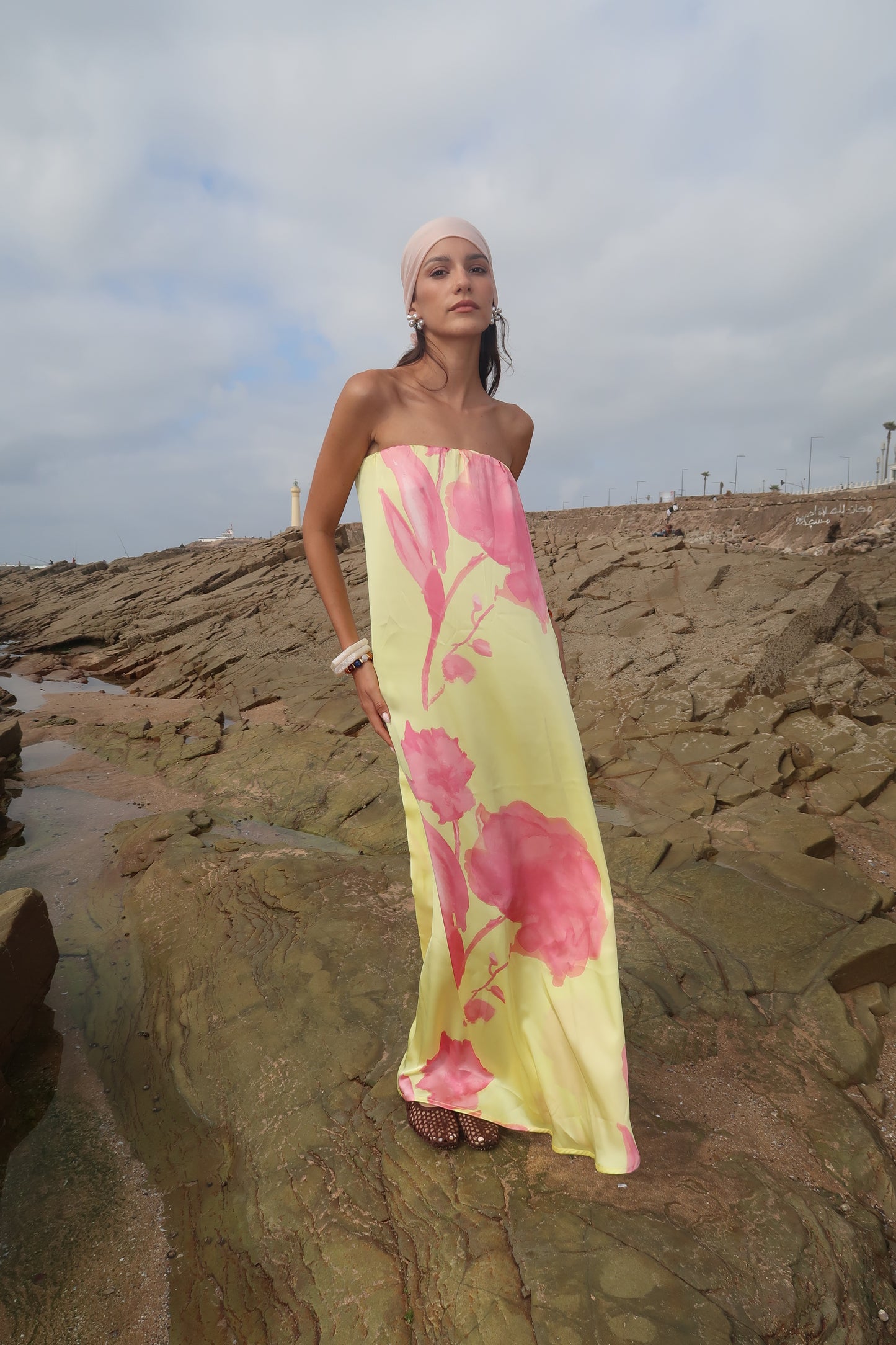 Robe bustier satinée - LILYA