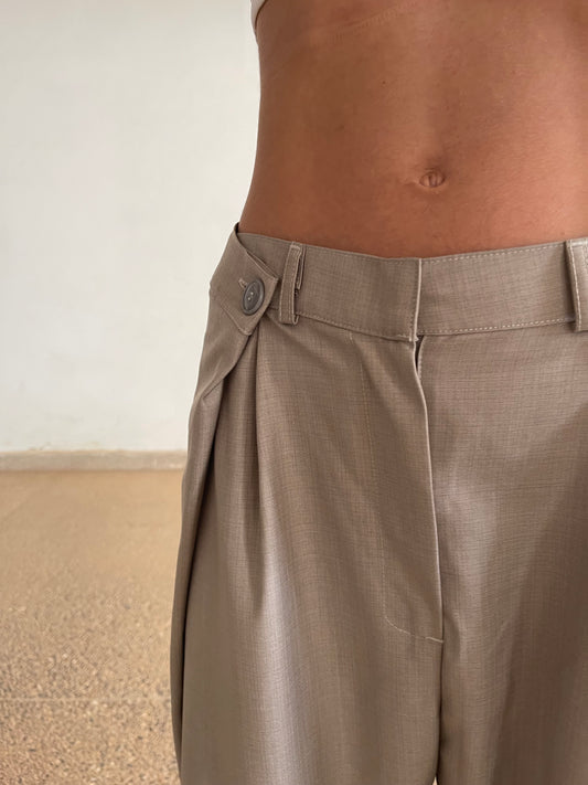 Pantalon ajustable - Beige