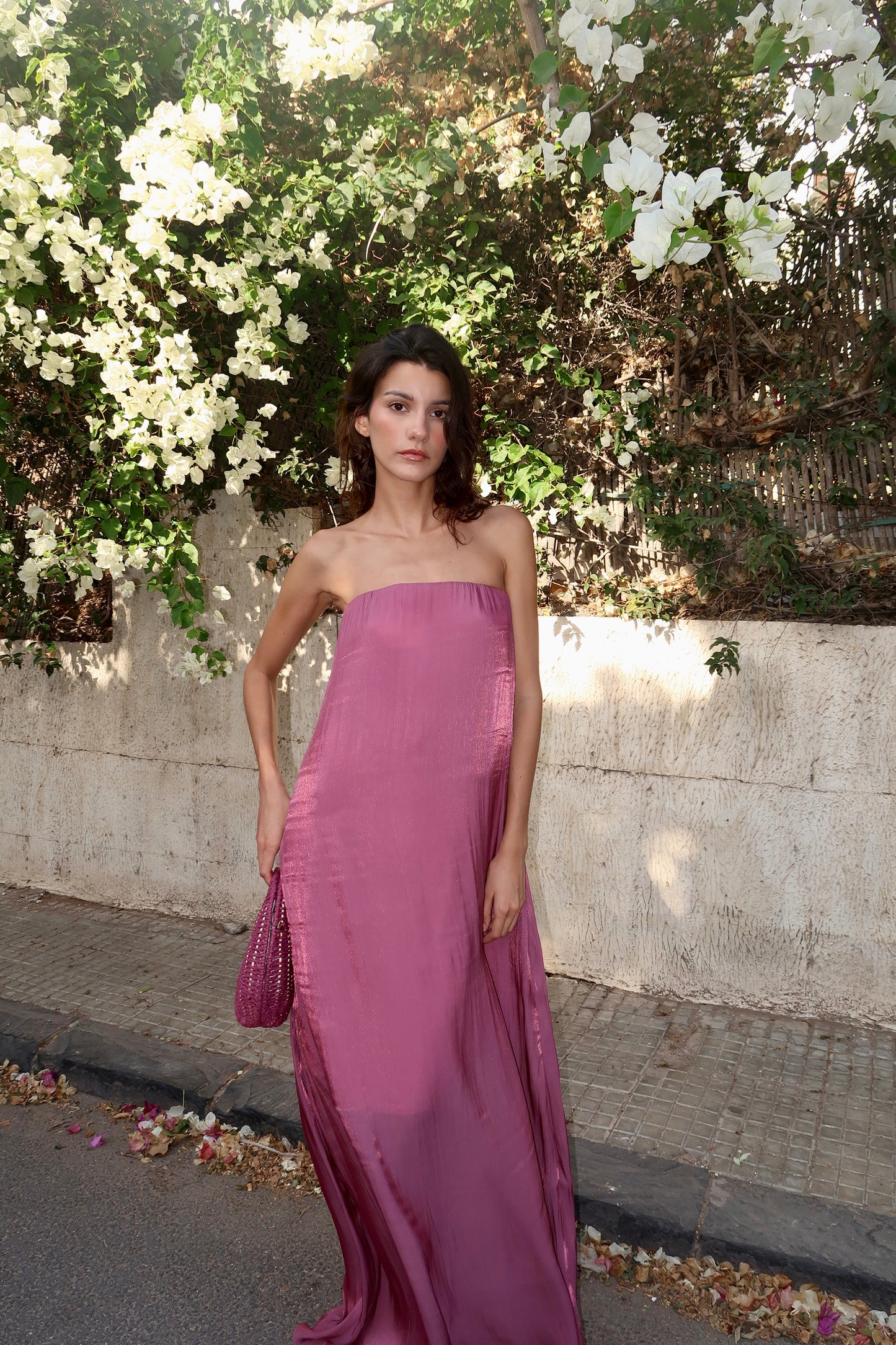 Robe bustier en soie - ROSALIA