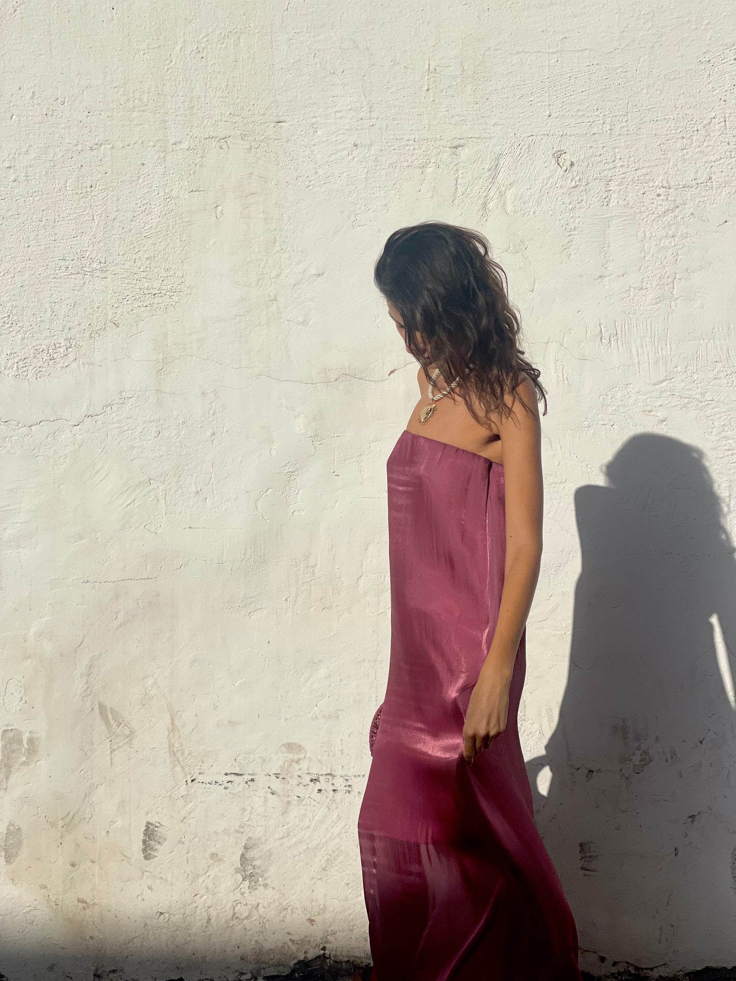 Robe bustier en soie - ROSALIA