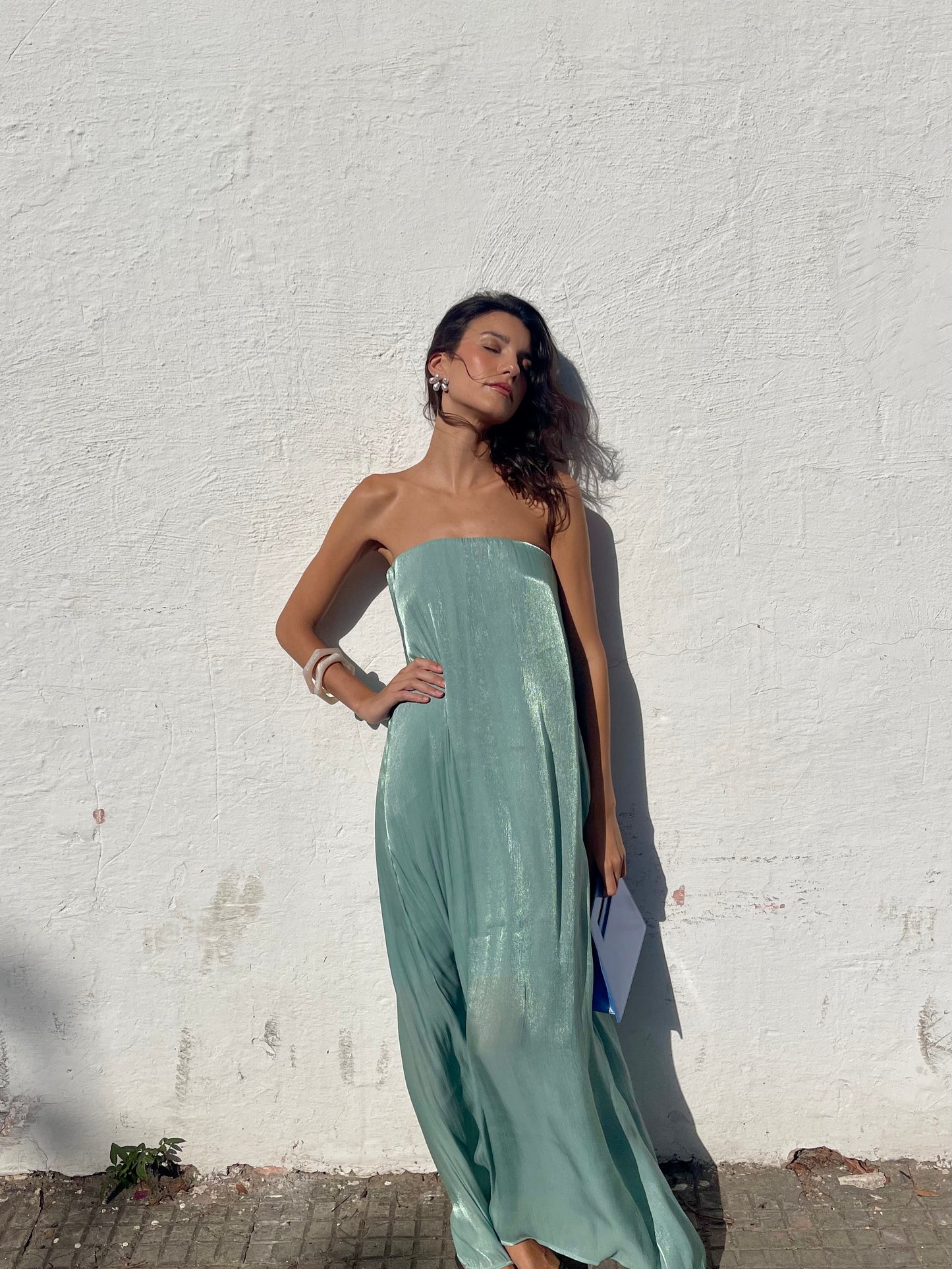 Robe bustier en soie - BRANZINA