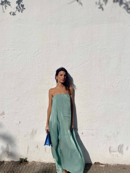 Robe bustier en soie - BRANZINA