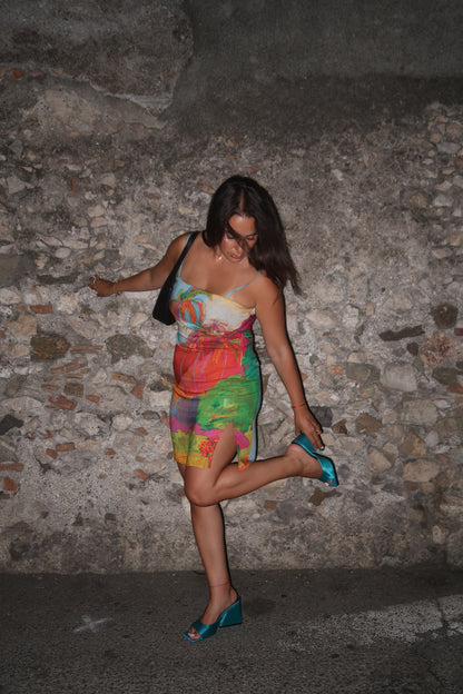 Robe mini imprimée - SUNSET