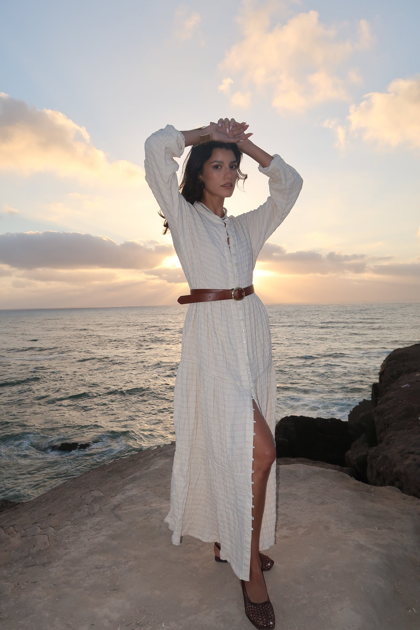 Robe en gaze de coton - LOUISE