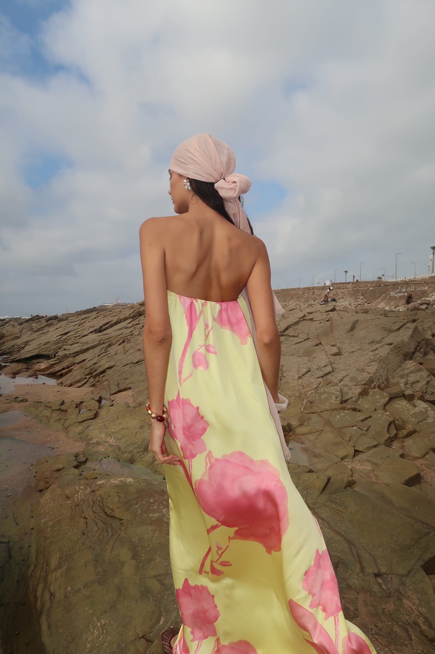 Robe bustier satinée - LILYA