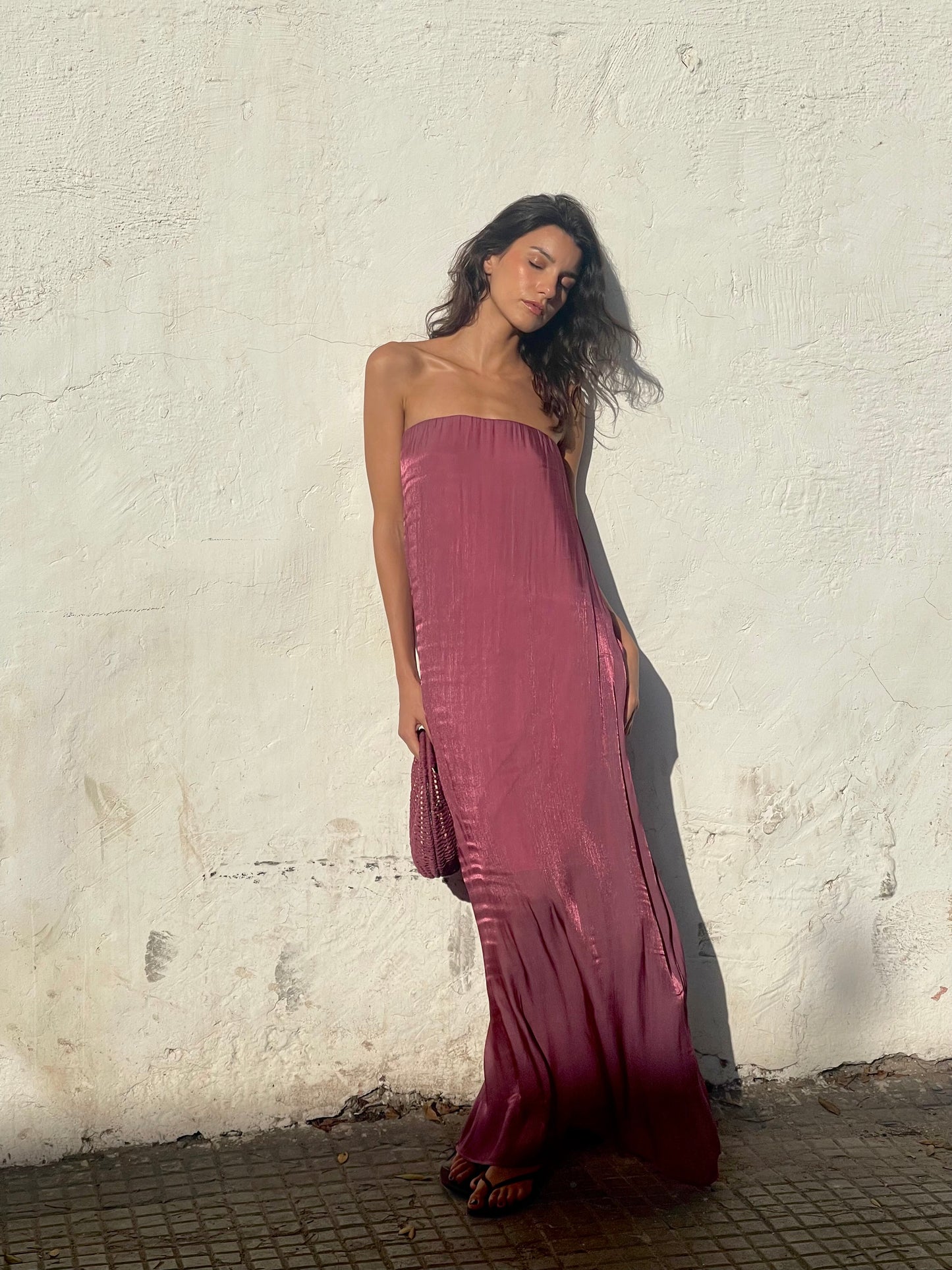 Robe bustier en soie - ROSALIA