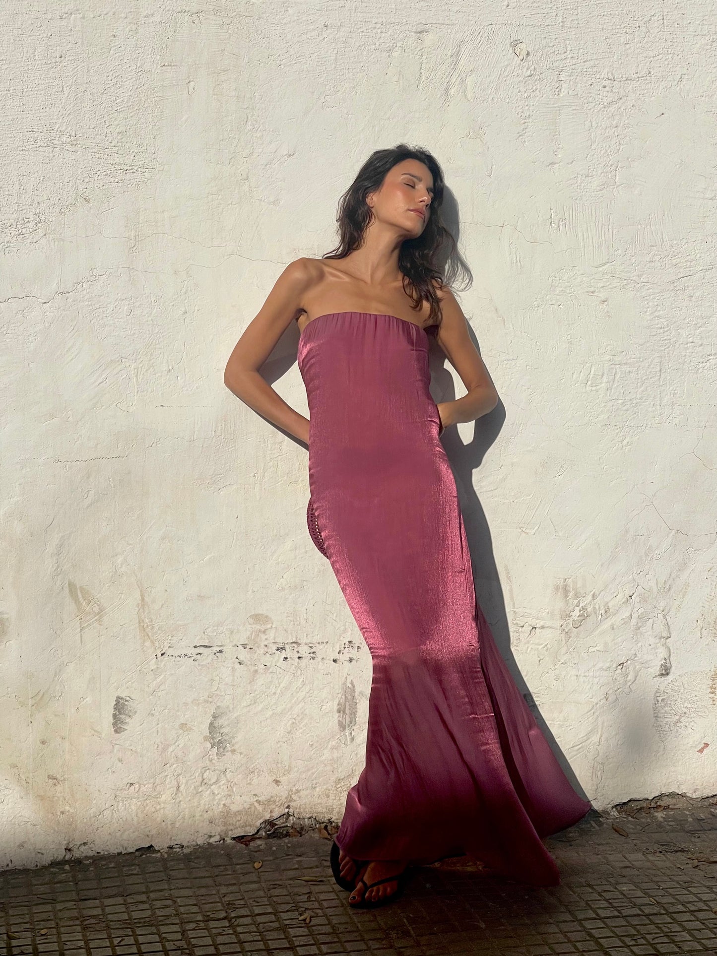 Robe bustier en soie - ROSALIA