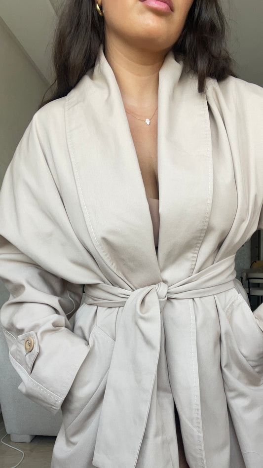 VESTE - TRENCH BEIGE - "LUTECIA"