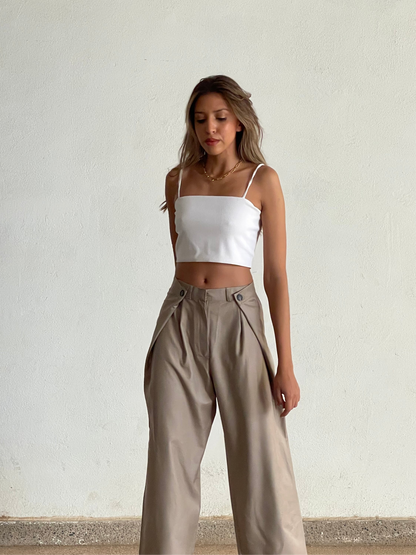 Pantalon ajustable - Beige