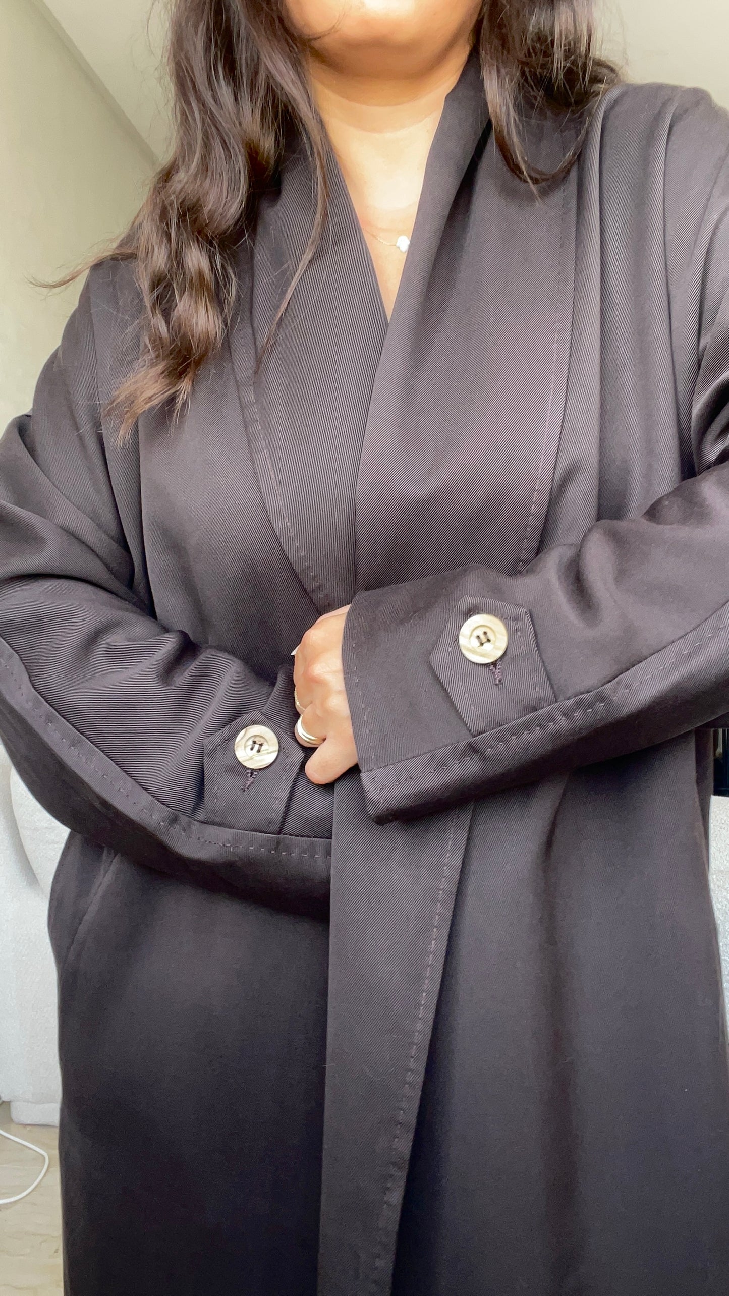 VESTE - TRENCH MARRON - "ALEX"
