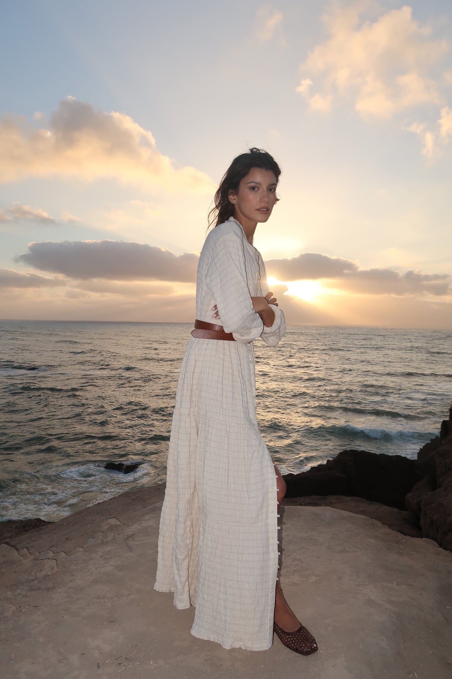 Robe en gaze de coton - LOUISE