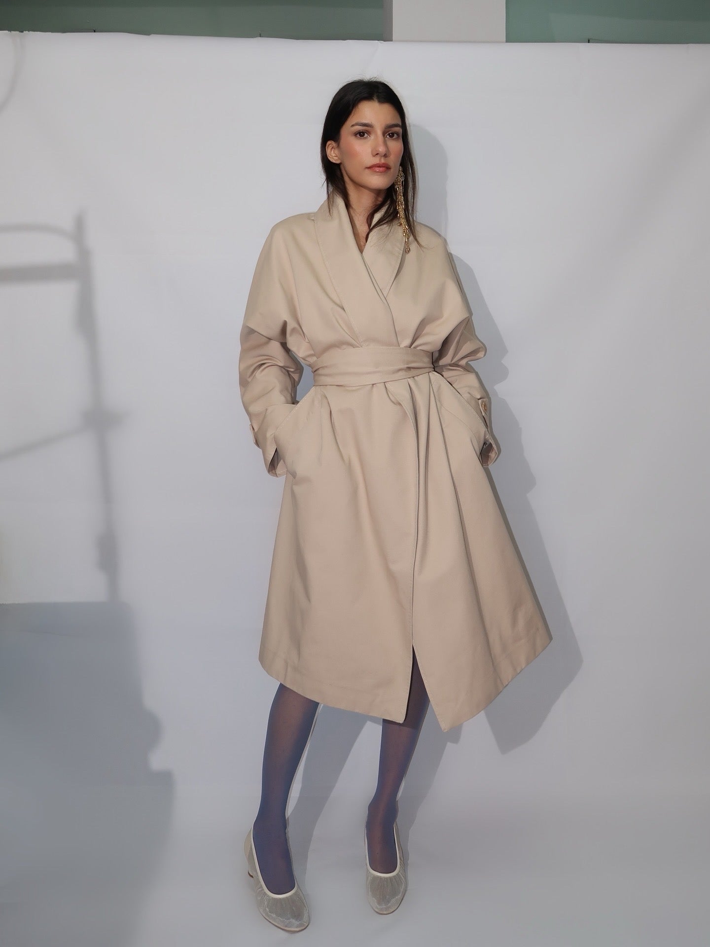 VESTE - TRENCH BEIGE - "LUTECIA"
