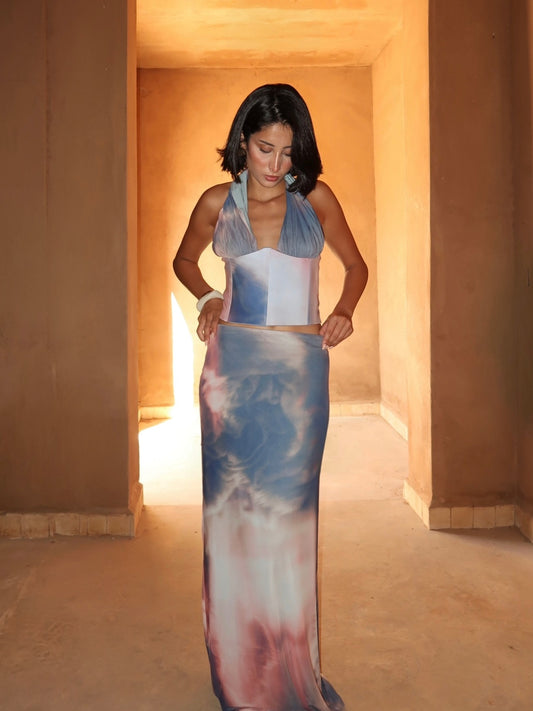Jupe longue - Alba Blue